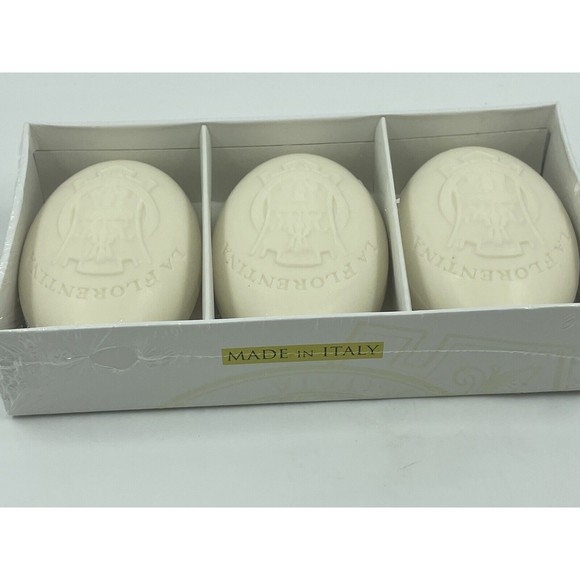 La Florentina LEMON LAVENDER -3 X 5.3 oz Embossed Luxury-Italy SEALED! - Picture 3 of 7